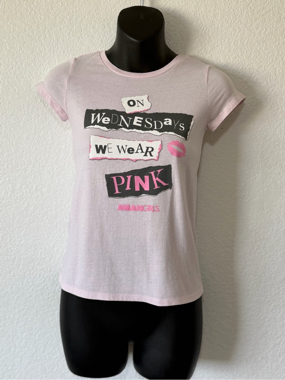 Girls' Pink 'On Wednesdays We Wear Pink' Graphic Tee